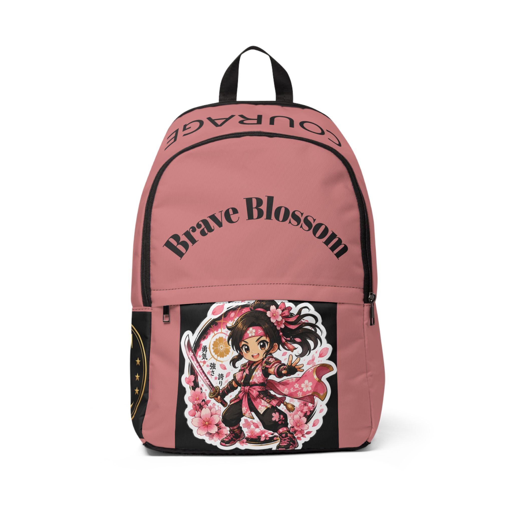 Brave Blossom Pink Anime Backpack
