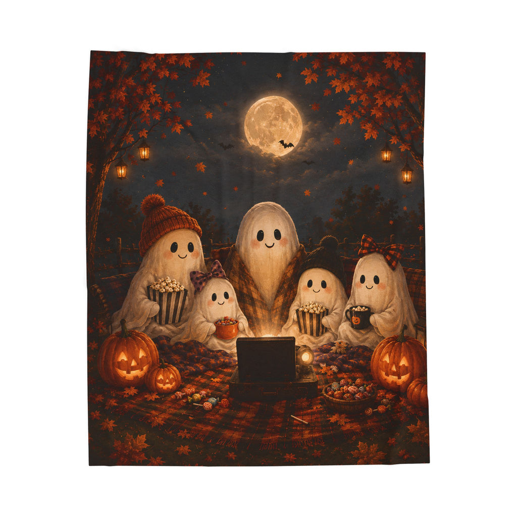 Boo Movie Night | Velveteen Plush Blanket