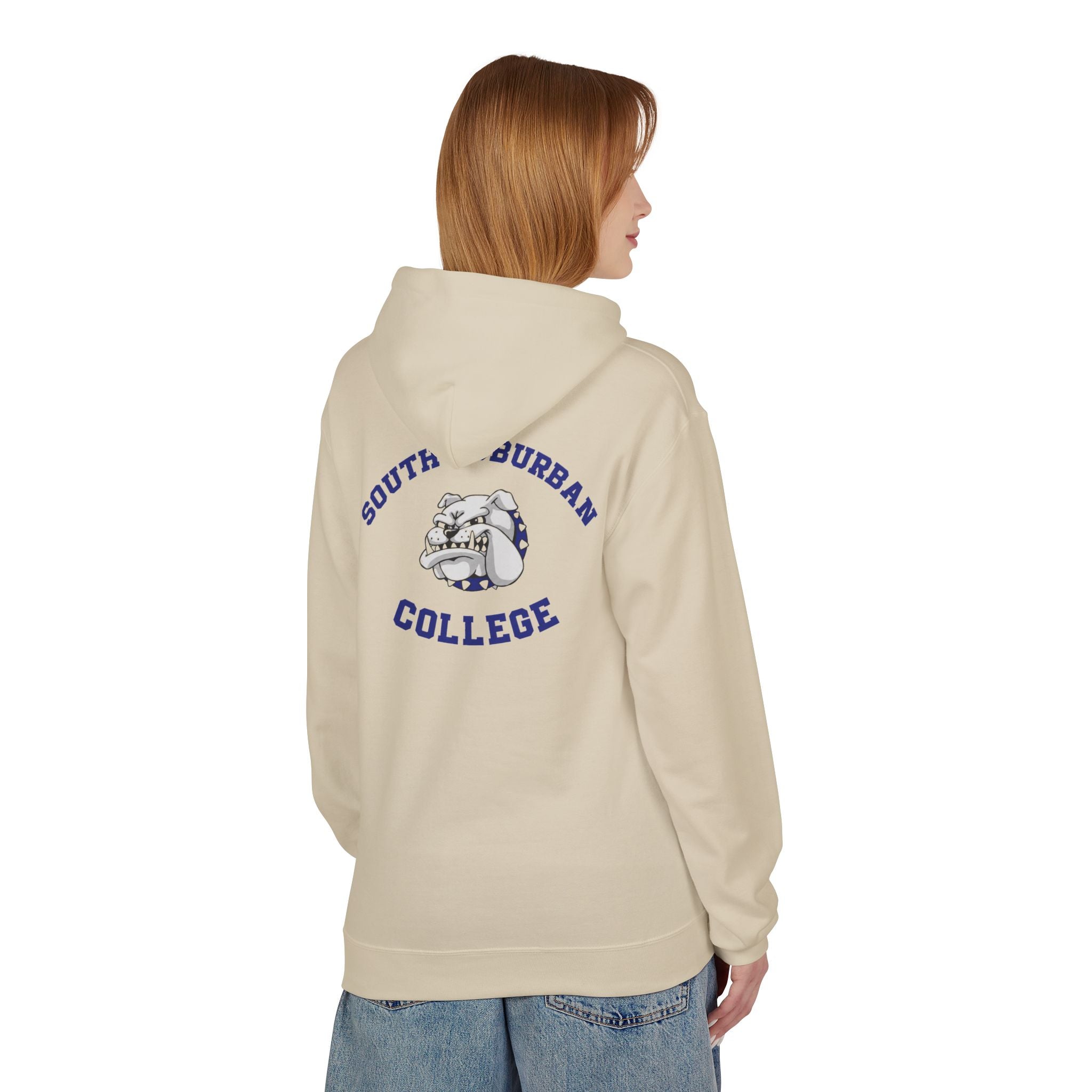 College Hoodie — South Suburban College Mascot Crest Hoodie
