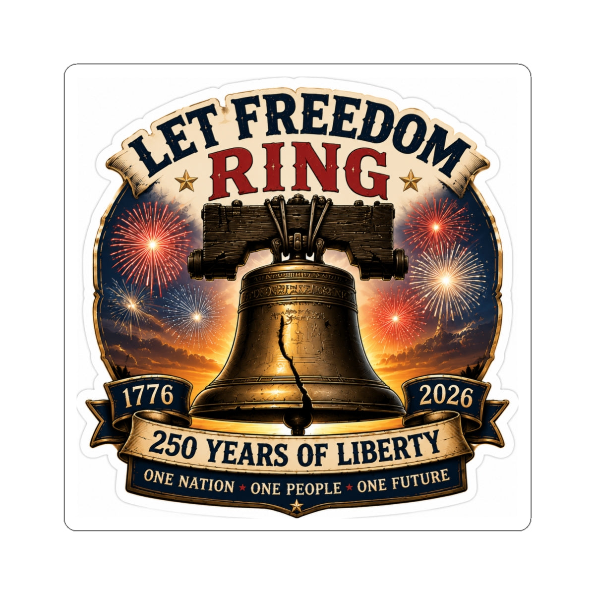 Let Freedom Ring - Kiss-cut