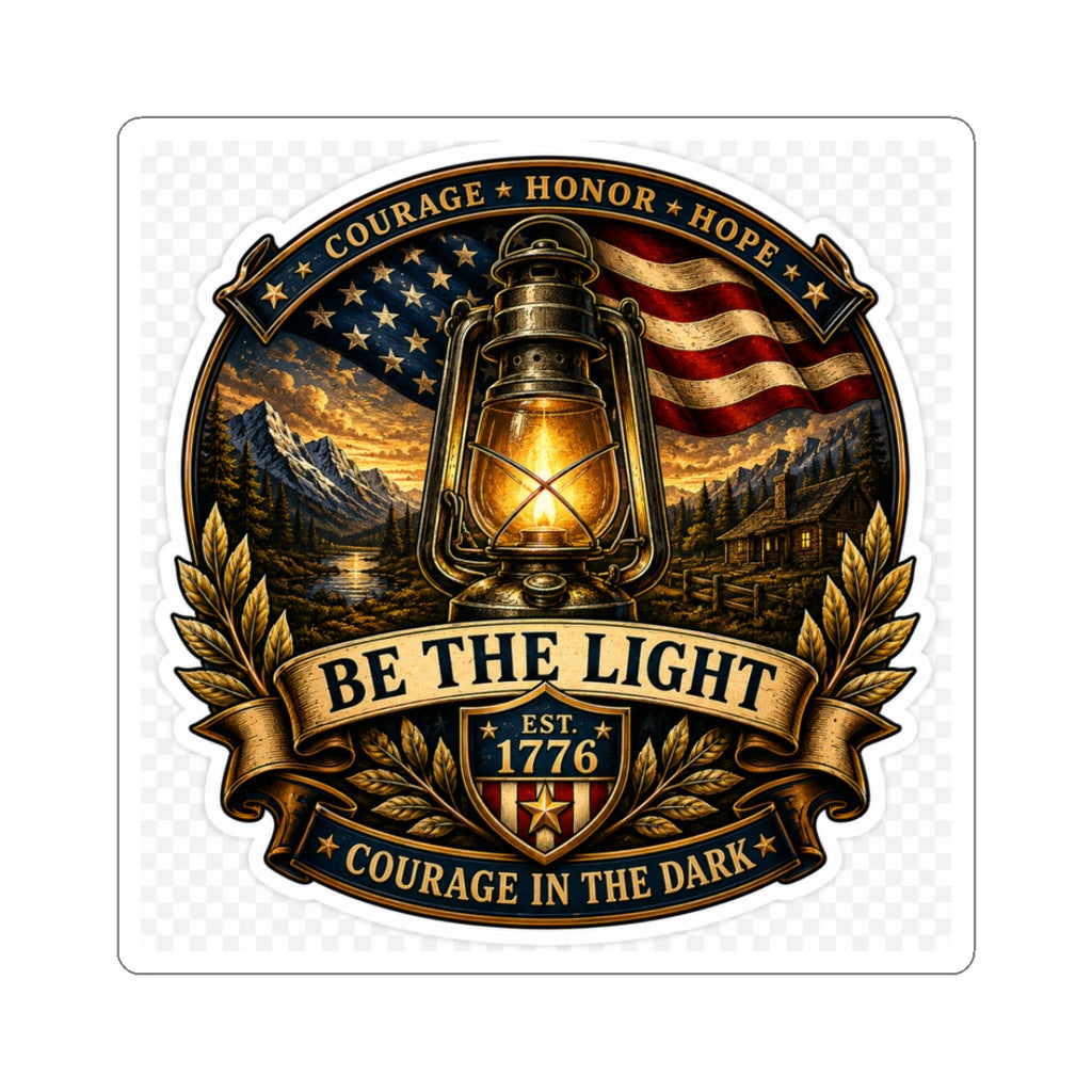 Be The Light Lantern Sticker — Kiss-Cut