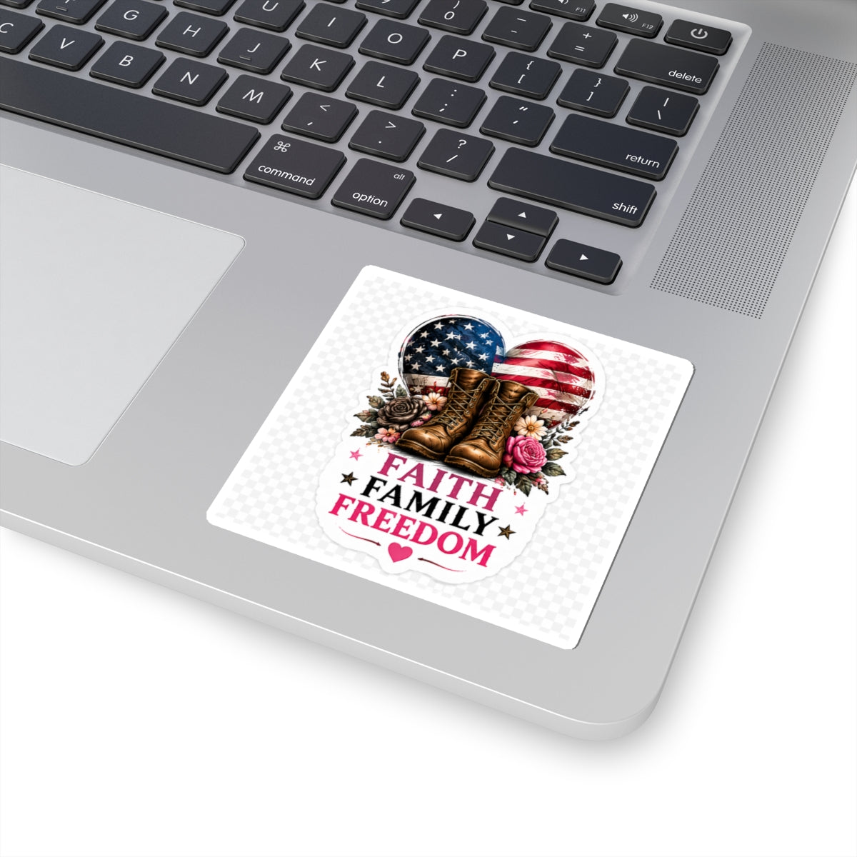 Faith Family Freedom - Kiss-Cut Sticker