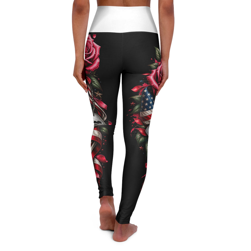 Beauty with a Purpose Leggings - White Waistband