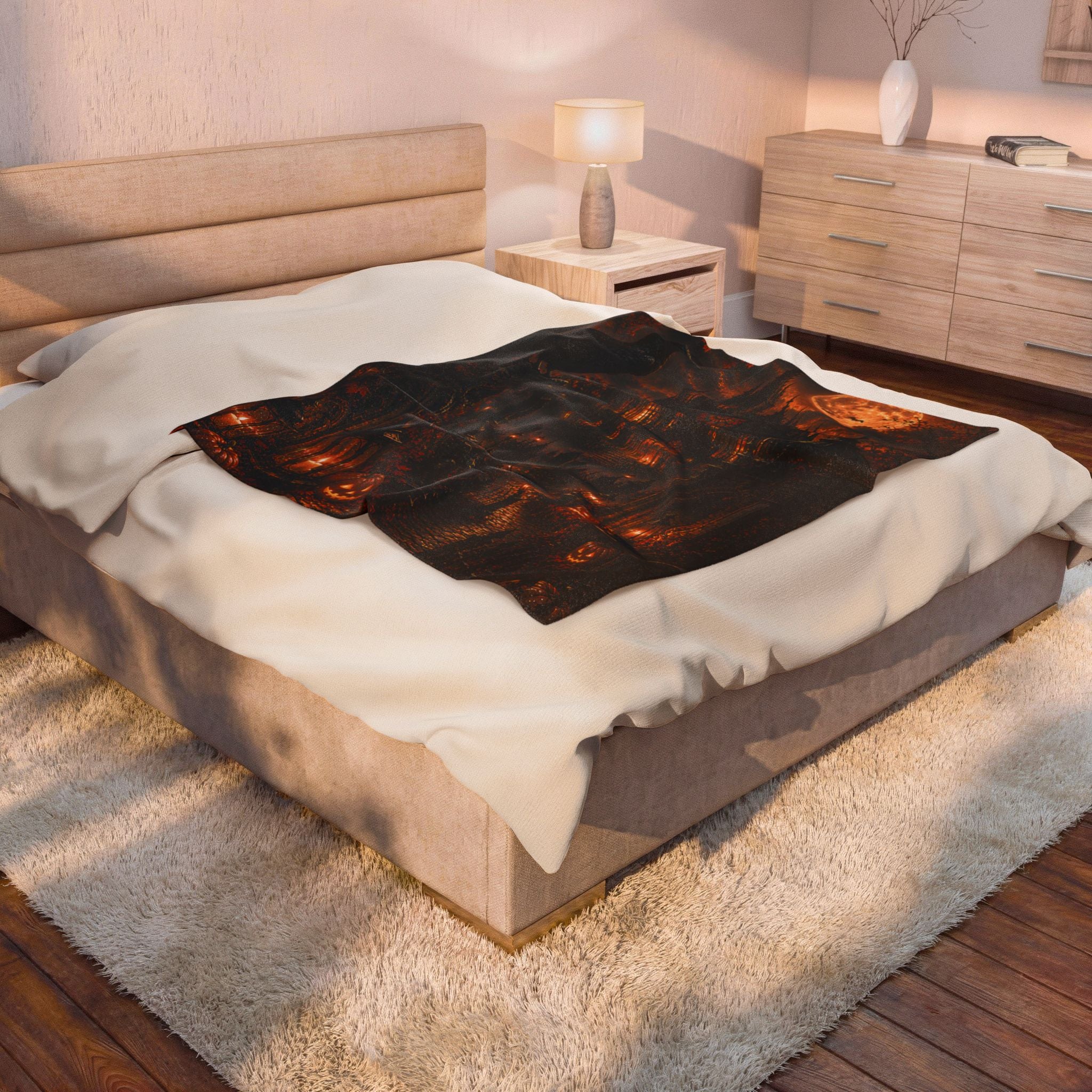 Raven Cathedral | Velveteen Plush Blanket