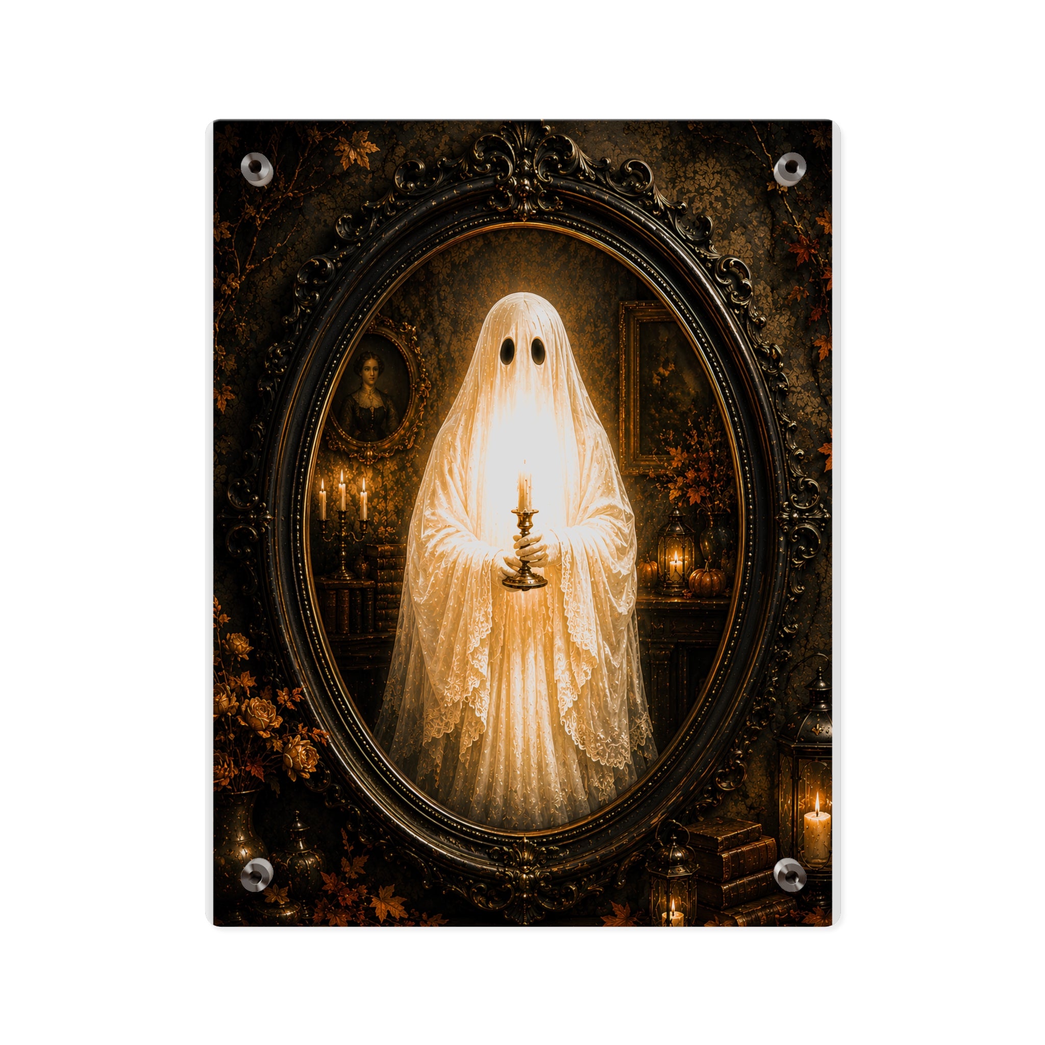 Boo Candle | Acrylic Wall Art Panel