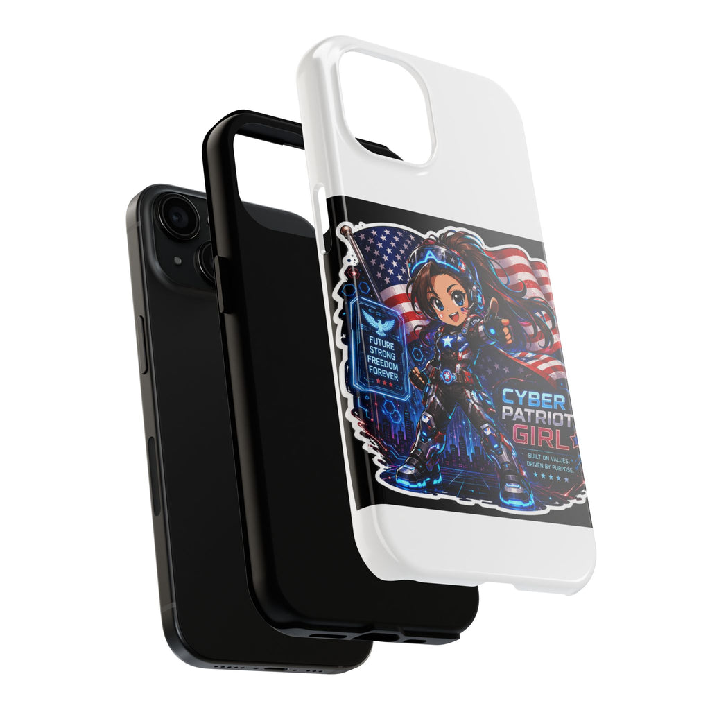 Cyber Patriot Girl | Tough Phone Case