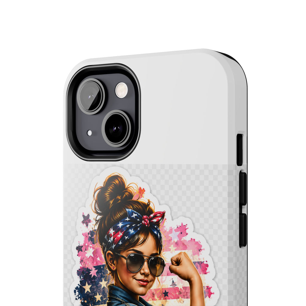Patriotic 'Small Girl Big Values' Tough Phone Case — Faith, Family & Freedom