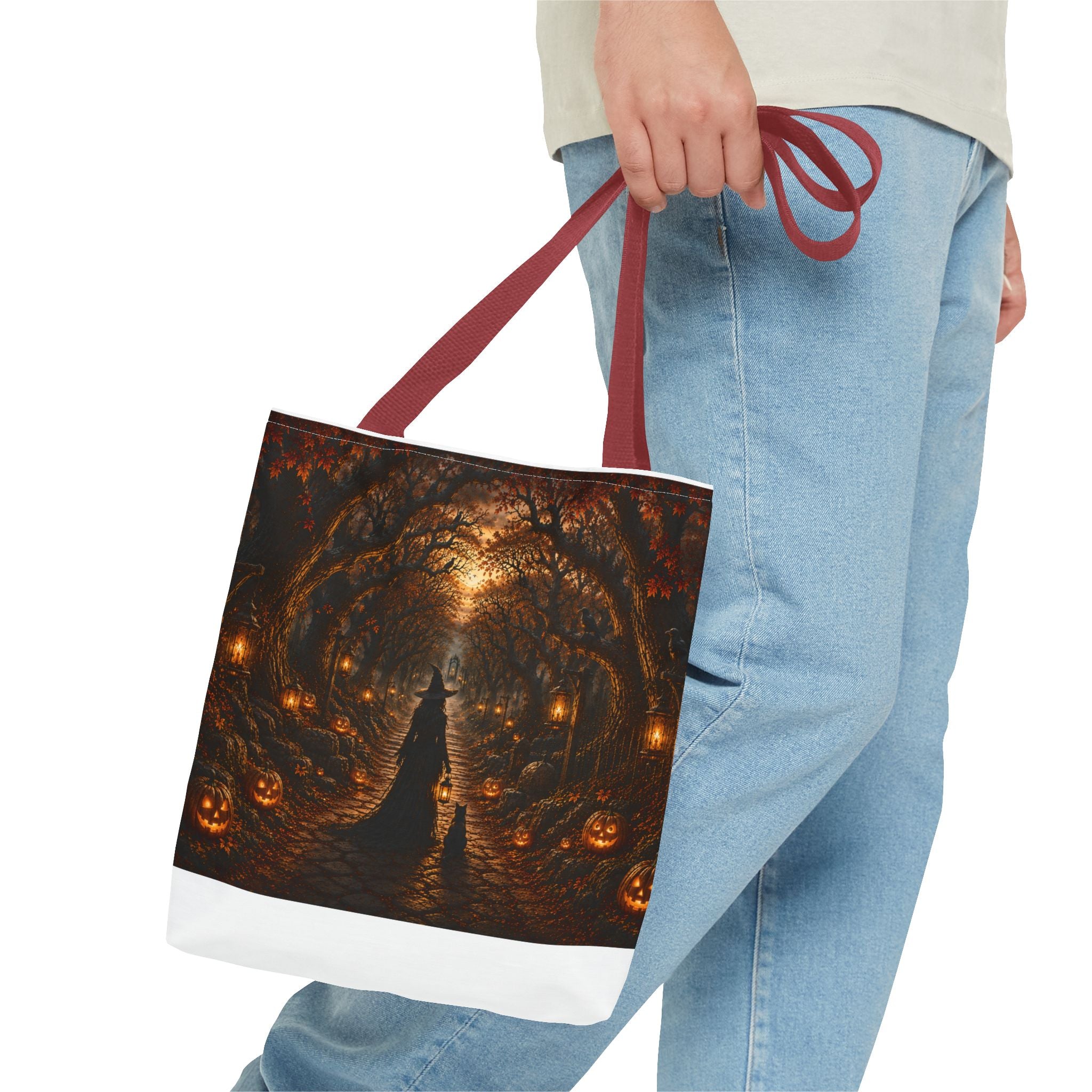 Halloween Pumpkin Path Tote