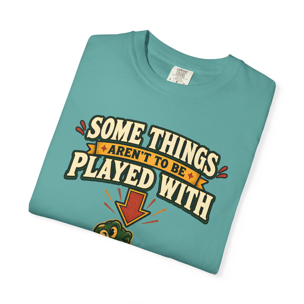 Snake Graphic T-Shirt | "Some Things Aren't to Be Played With, This One You Can" (I Won't Bite)