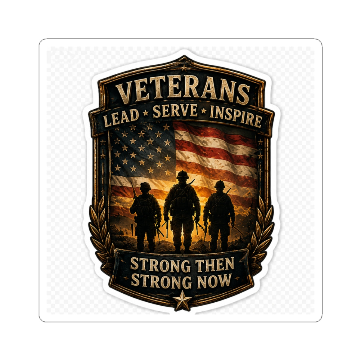 Lead • Serve • Inspire - Kiss-Cut