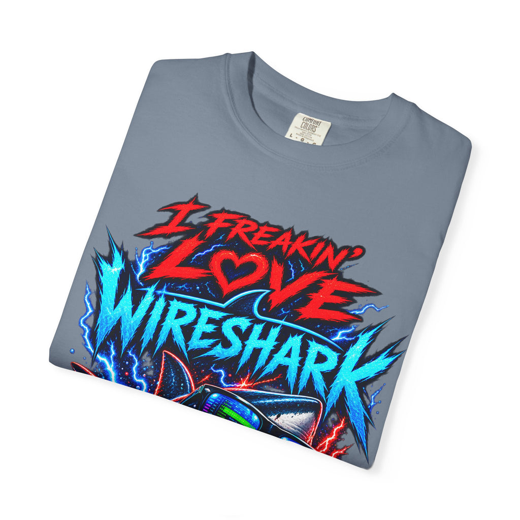 I Freakin' Love Wireshark T-Shirt | Retro Shark Network Tee (It's Not Working — "I Can't Connect!")