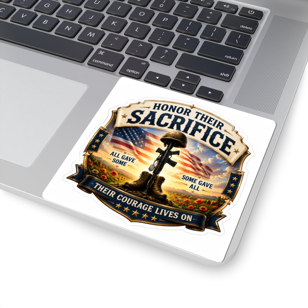 Honor Their Sacrifice — Kiss-cut