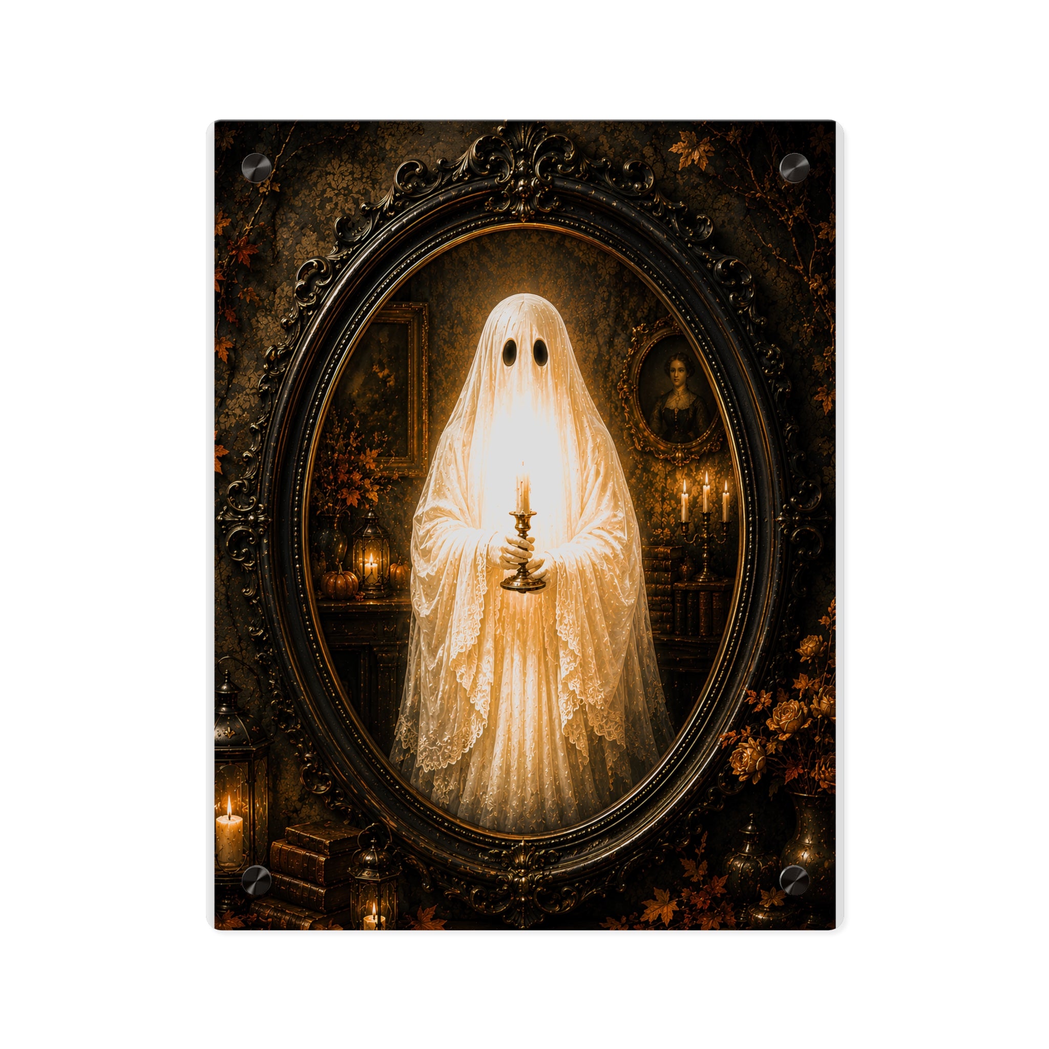 Boo Candle | Acrylic Wall Art Panel