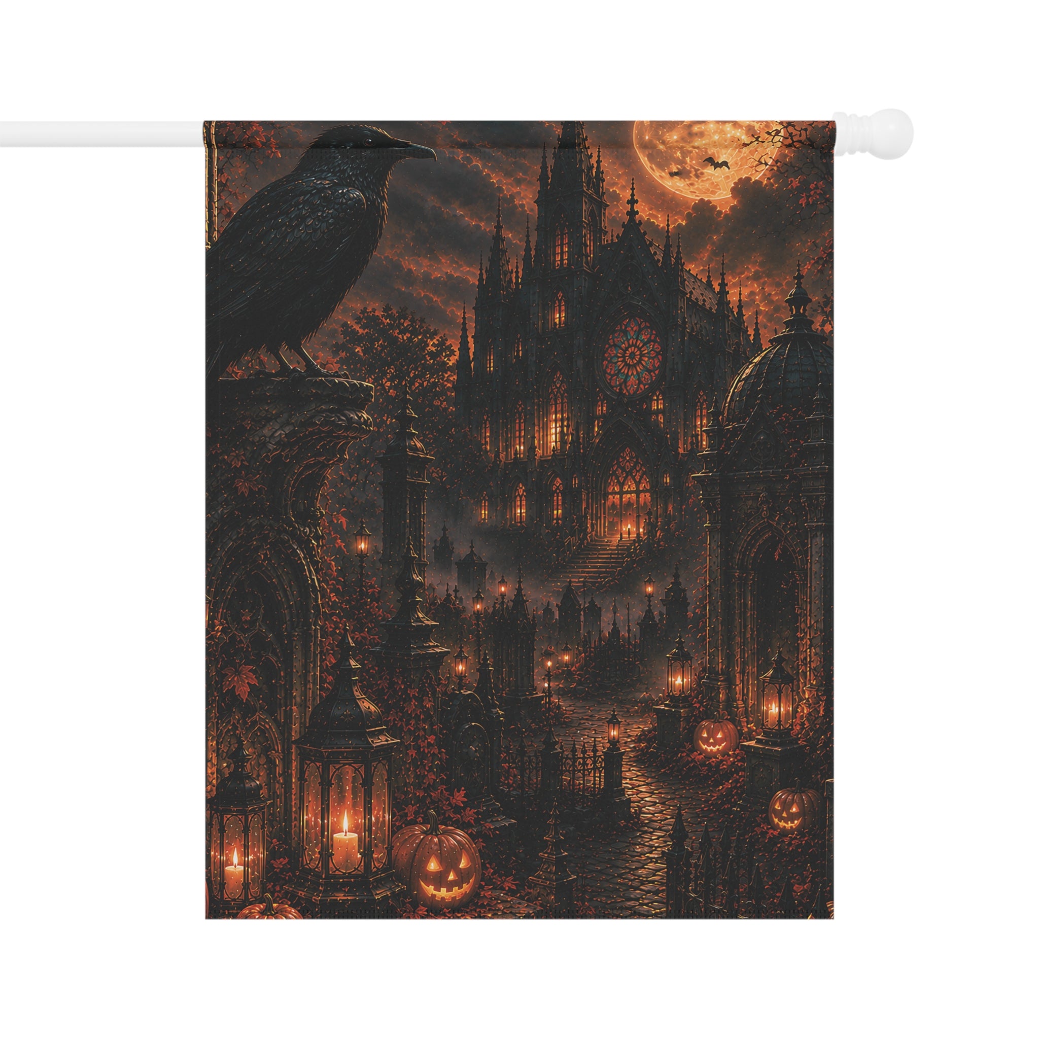 Raven Cathedral | Garden Flag