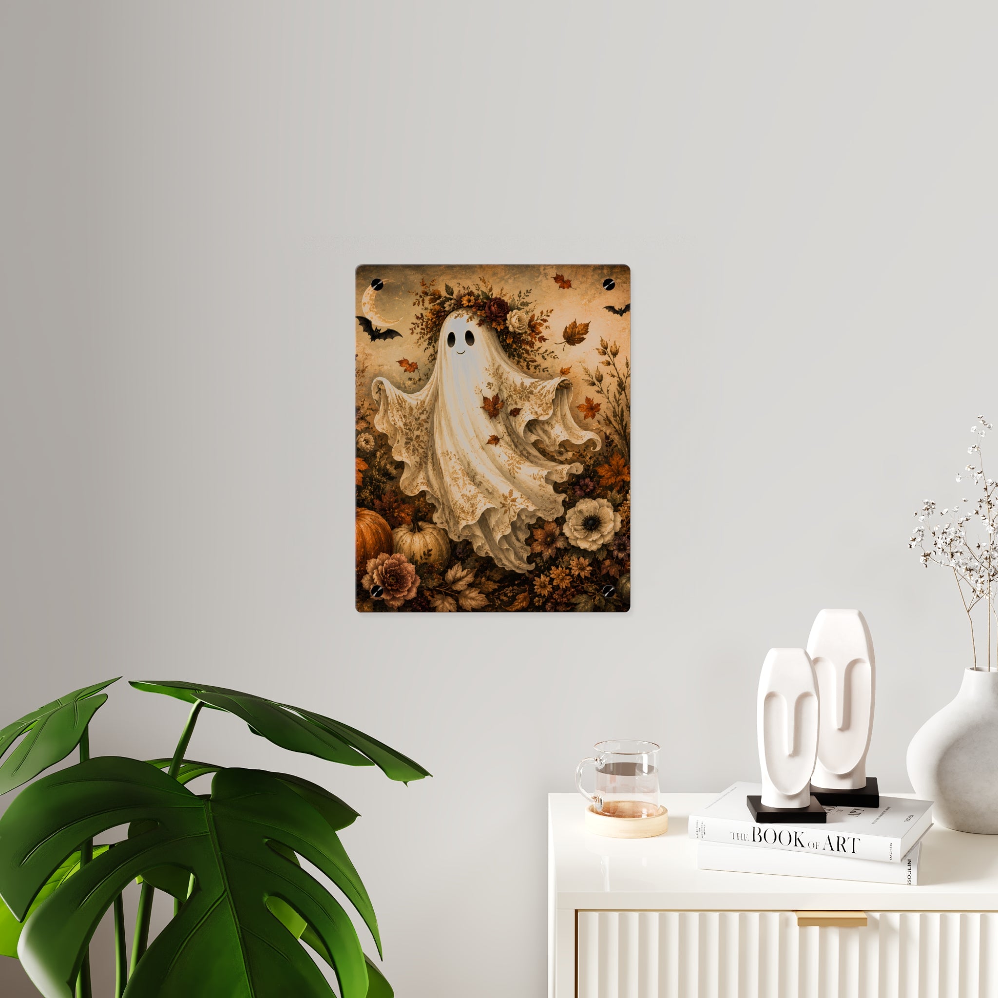 Floral Ghost | Acrylic Wall Art Panel