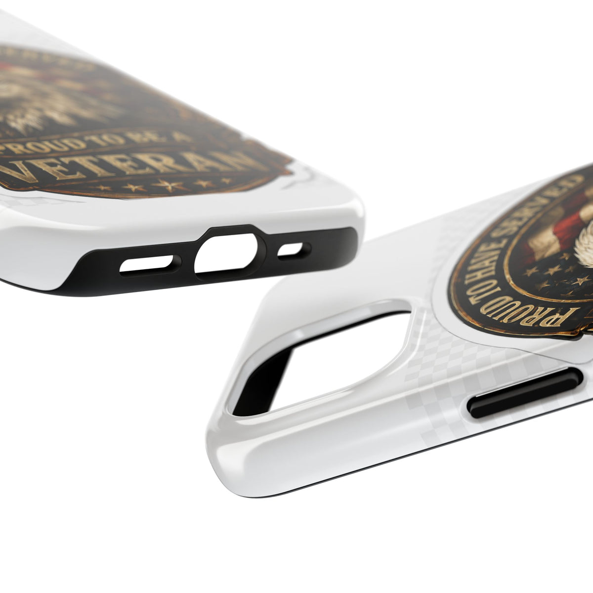 Veteran Eagle Tough Phone Case - "Proud to Have Served" Military iPhone Cover
