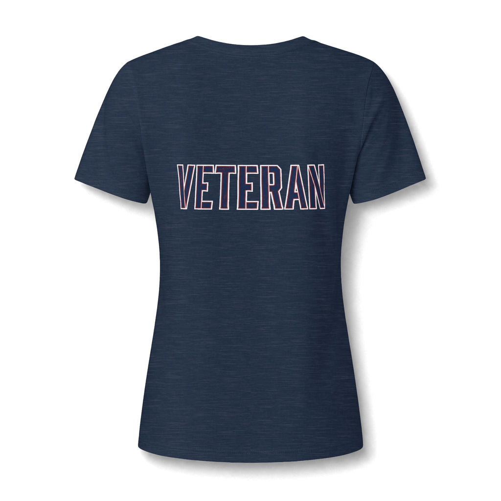 V-Neck Tee — “Retired? Nah I Just Got My DD-214” Military Retirement Shirt