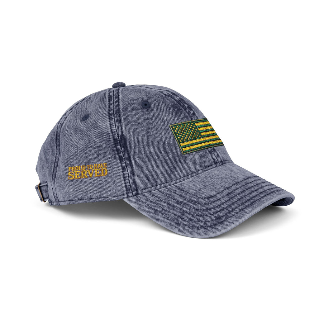 Proud To Have Served Vintage Cap (Embroidery)