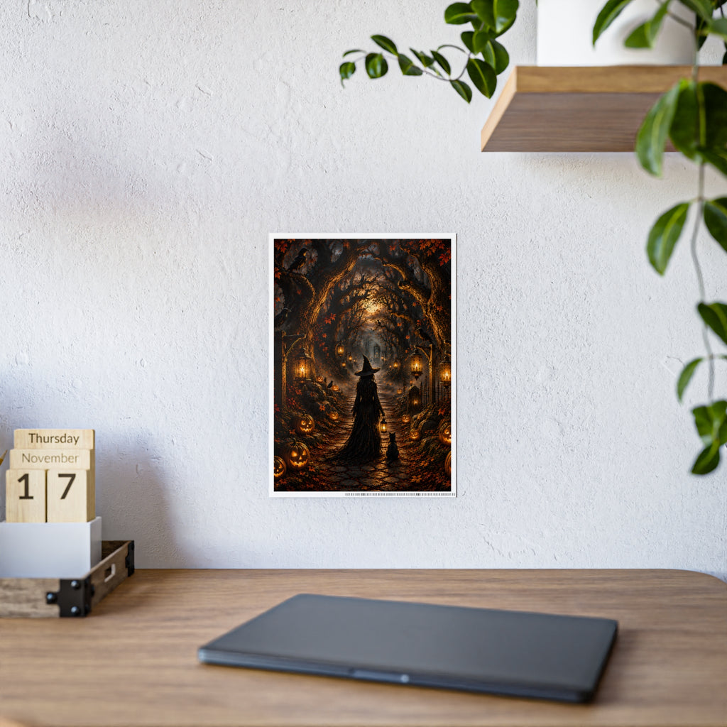 Hollowed Woods Witch | Poster Pumpkin Path Wall Art