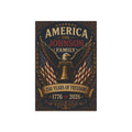 Personalized America 250 Family Heritage Garden Flag