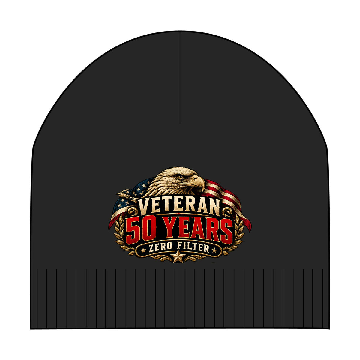 Veteran 50 Years Zero Filter Beanie Eagle