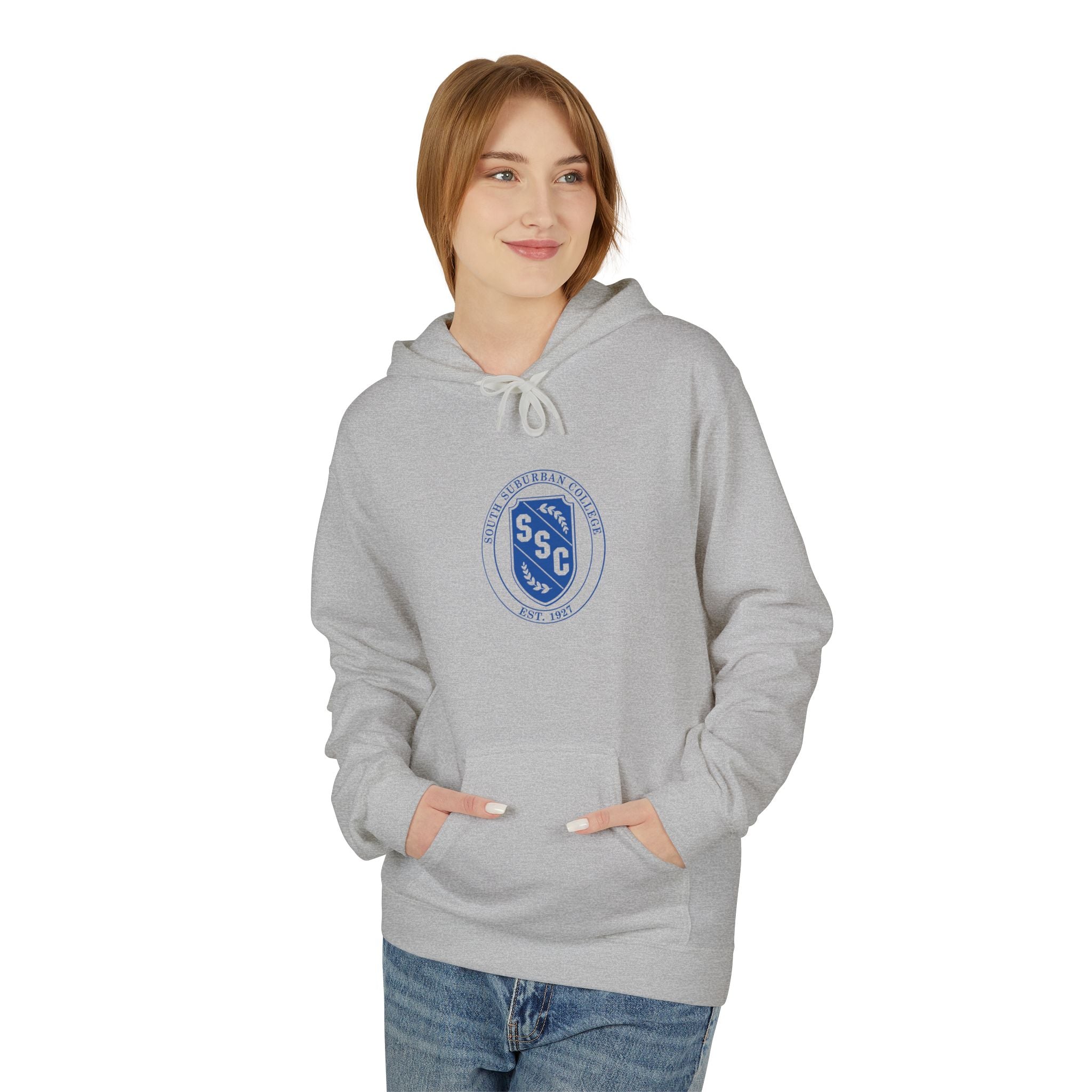 College Hoodie — South Suburban College Mascot Crest Hoodie