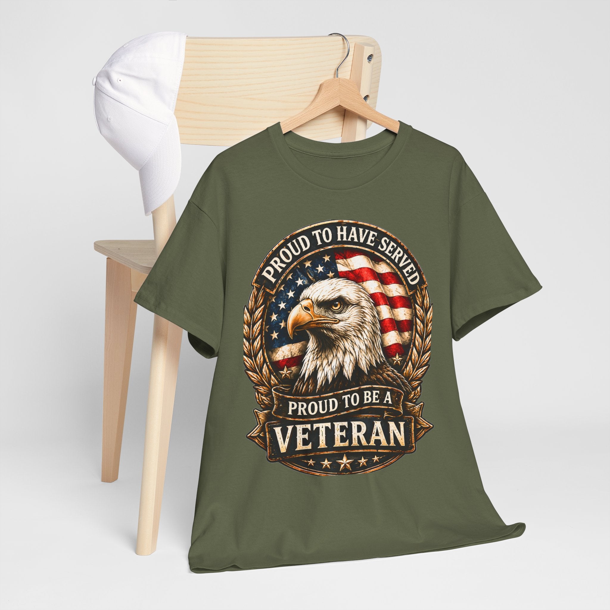 Proud to Have Served| Veteran Eagle T-Shirt
