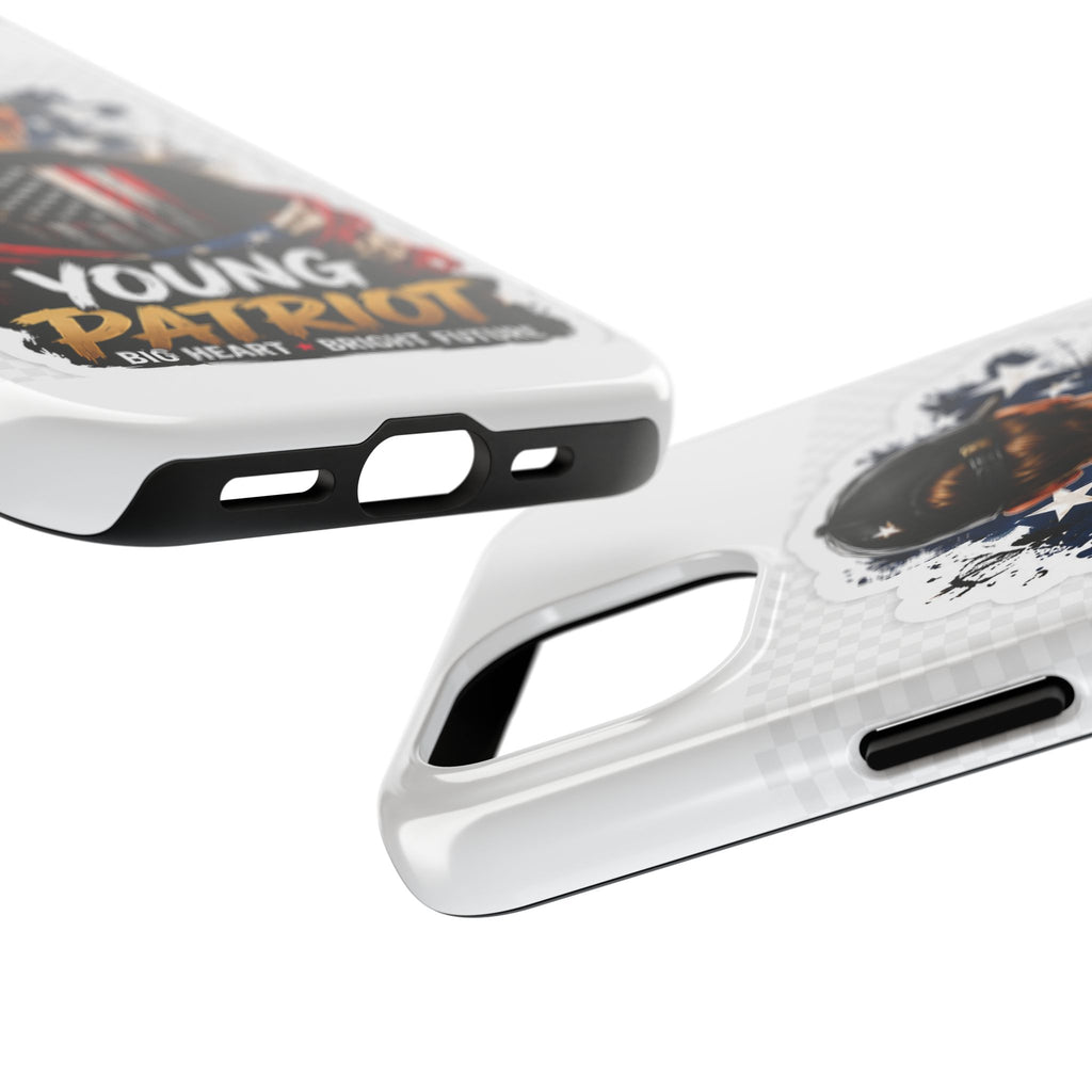 Young Patriot Tough Phone Case — American Flag Kid Design