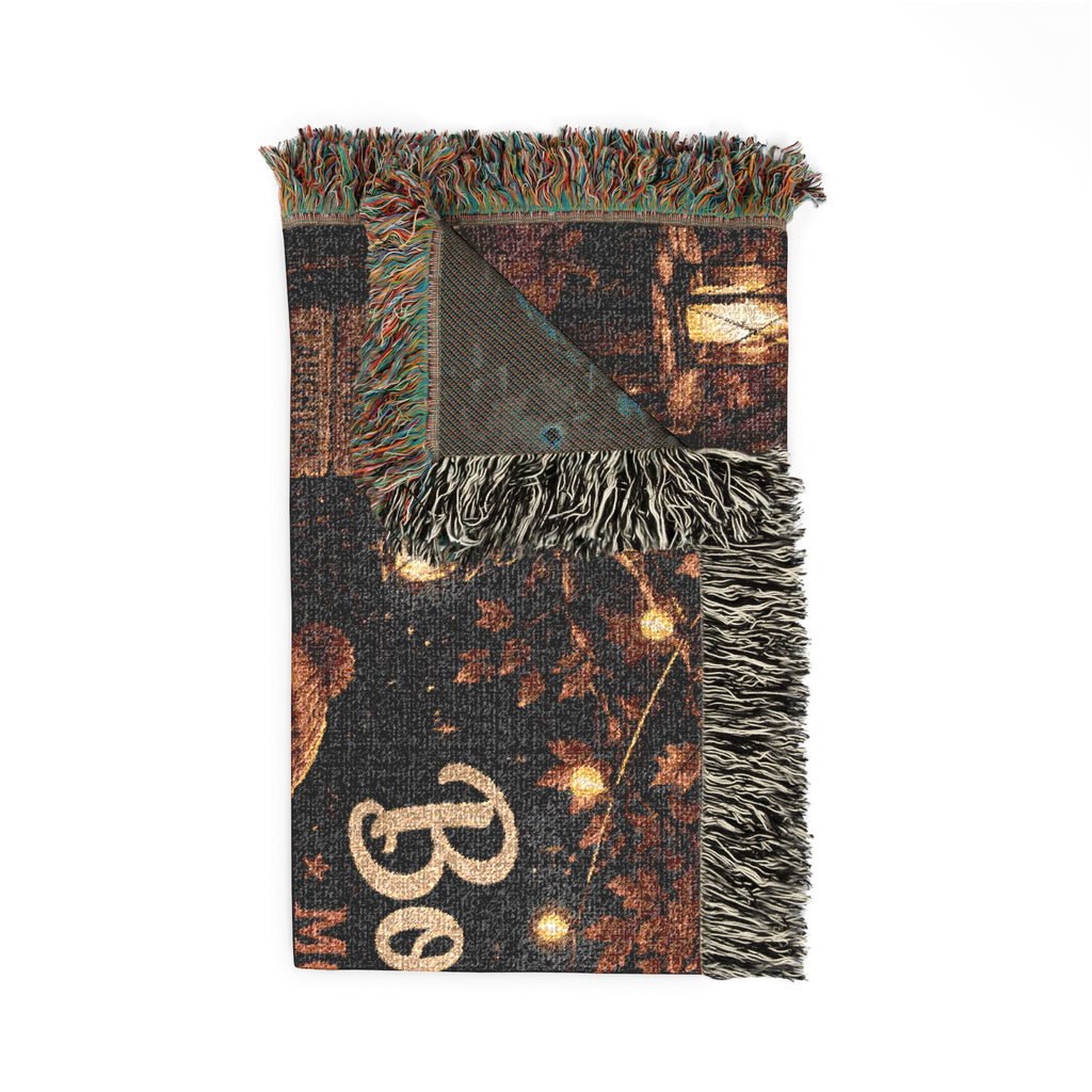 Boo Crew Halloween Woven Blanket