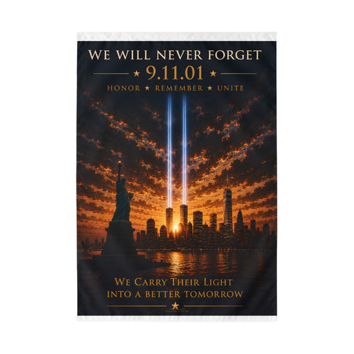 9/11 Flag with Rod Pocket
