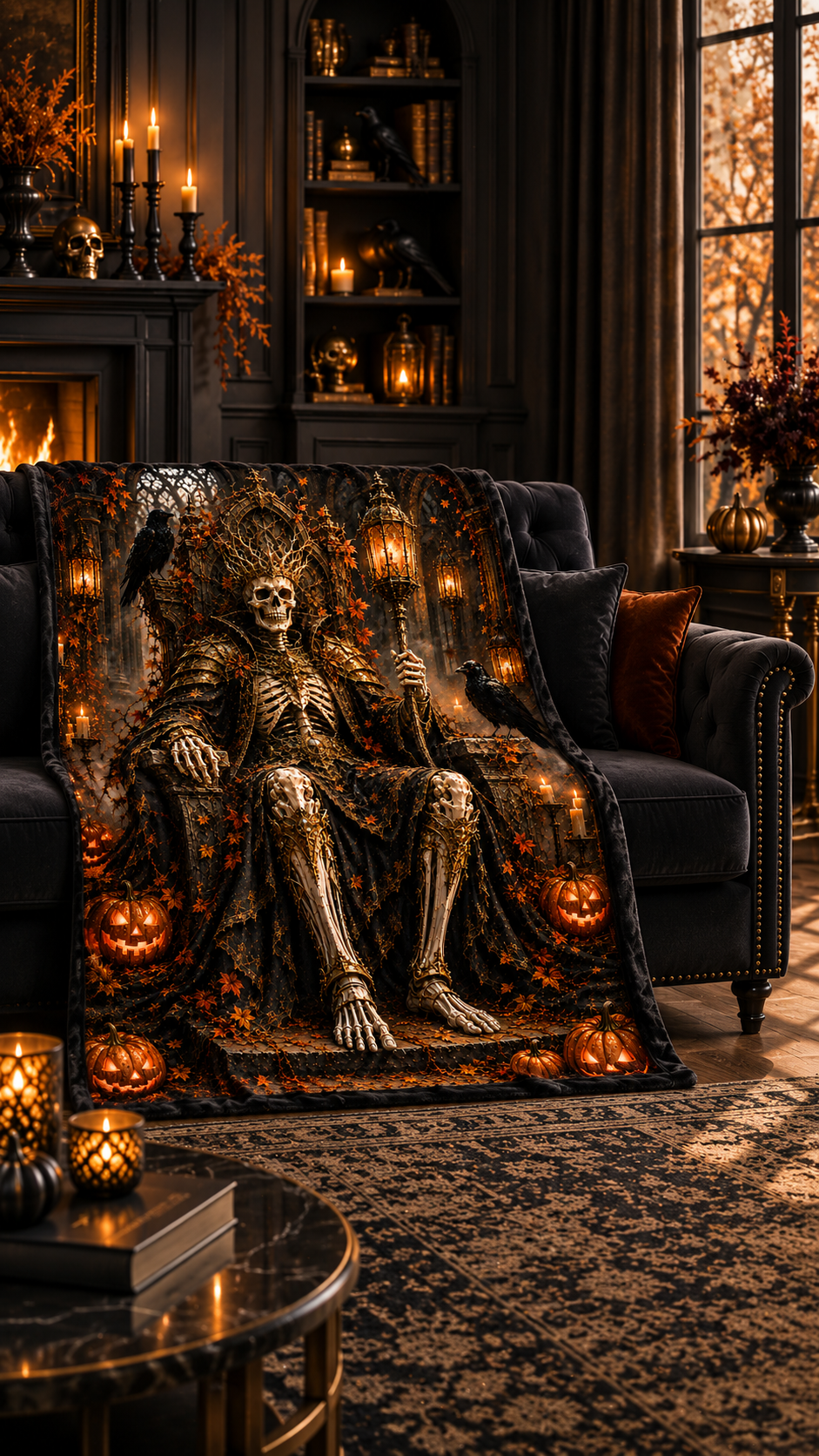Bone King | Velveteen Plush Blanket