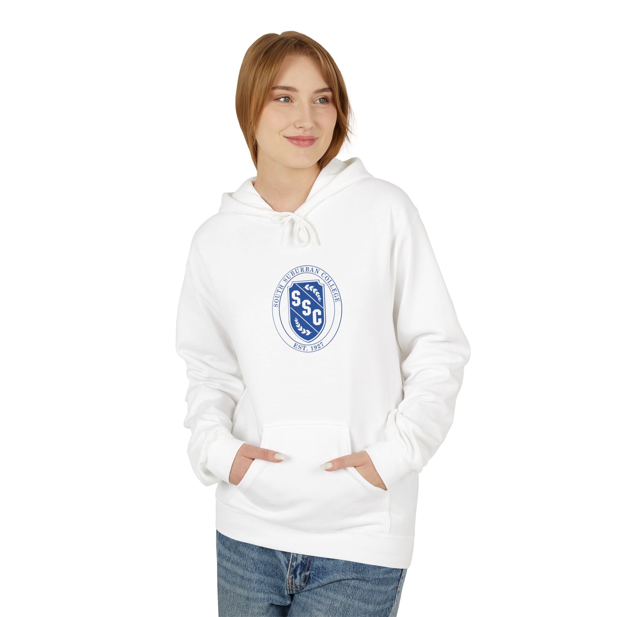 College Hoodie — South Suburban College Mascot Crest Hoodie