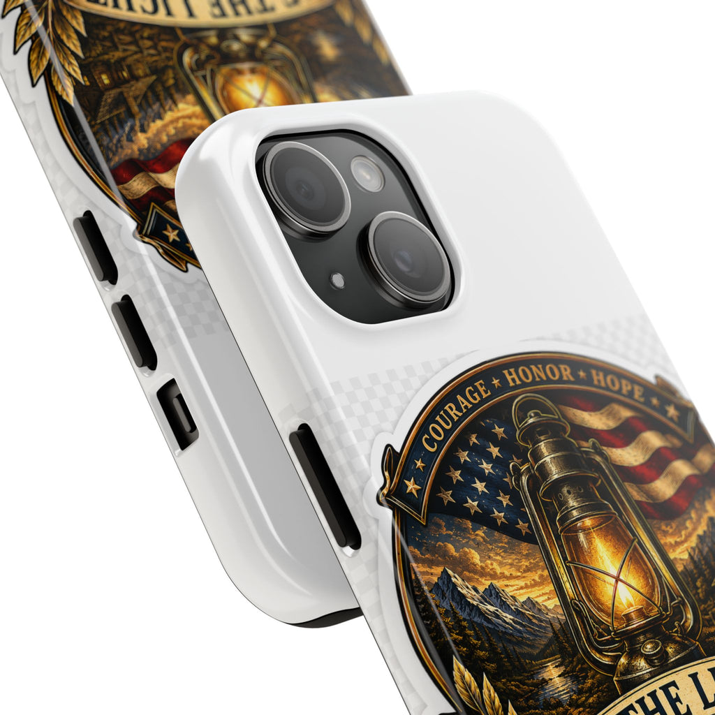 Be The Light Patriotic Tough Phone Case — 1776 Lantern Courage Honor Design