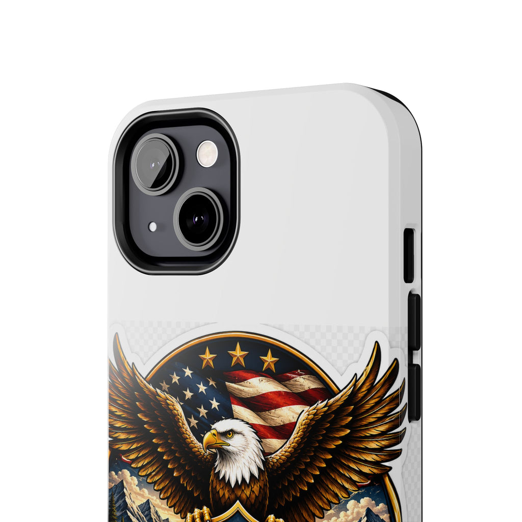 Patriotic Eagle Phone Case — "Liberty & Freedom 1776" Tough Protective Case