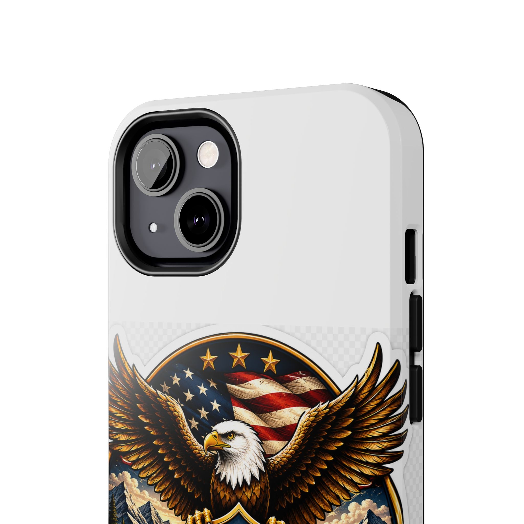 Patriotic Eagle Phone Case — "Liberty & Freedom 1776" Tough Protective Case