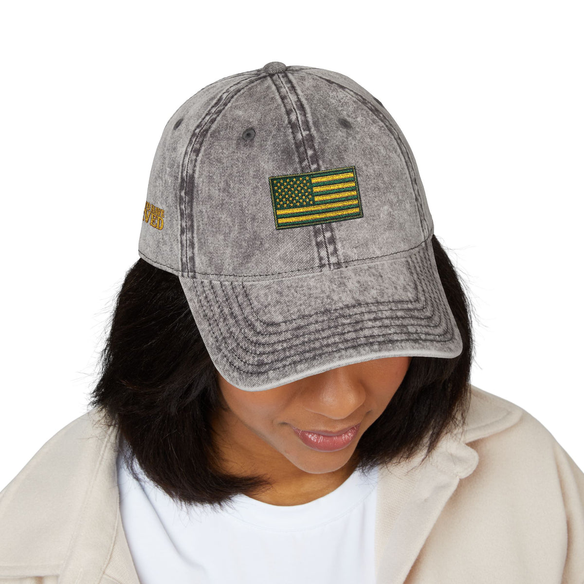 Proud To Have Served Vintage Cap (Embroidery)