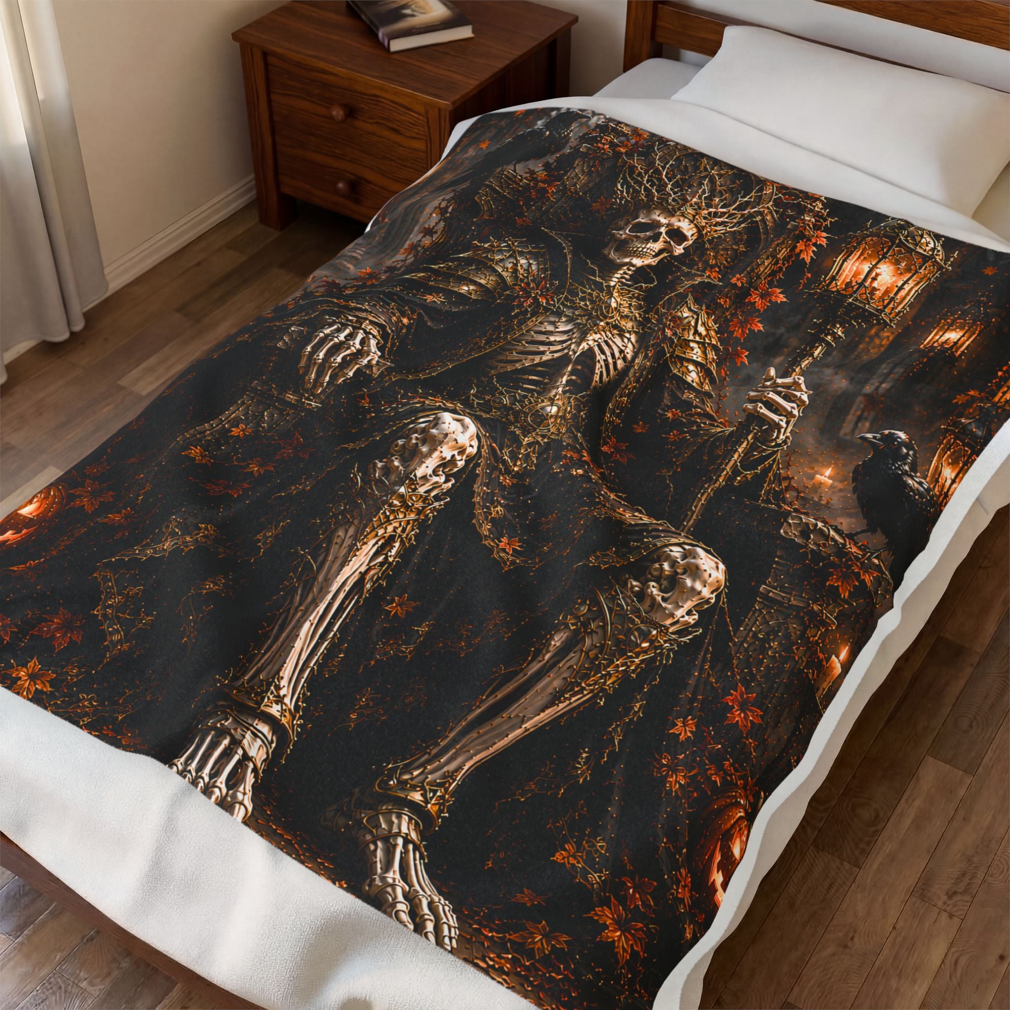 Bone King | Velveteen Plush Blanket