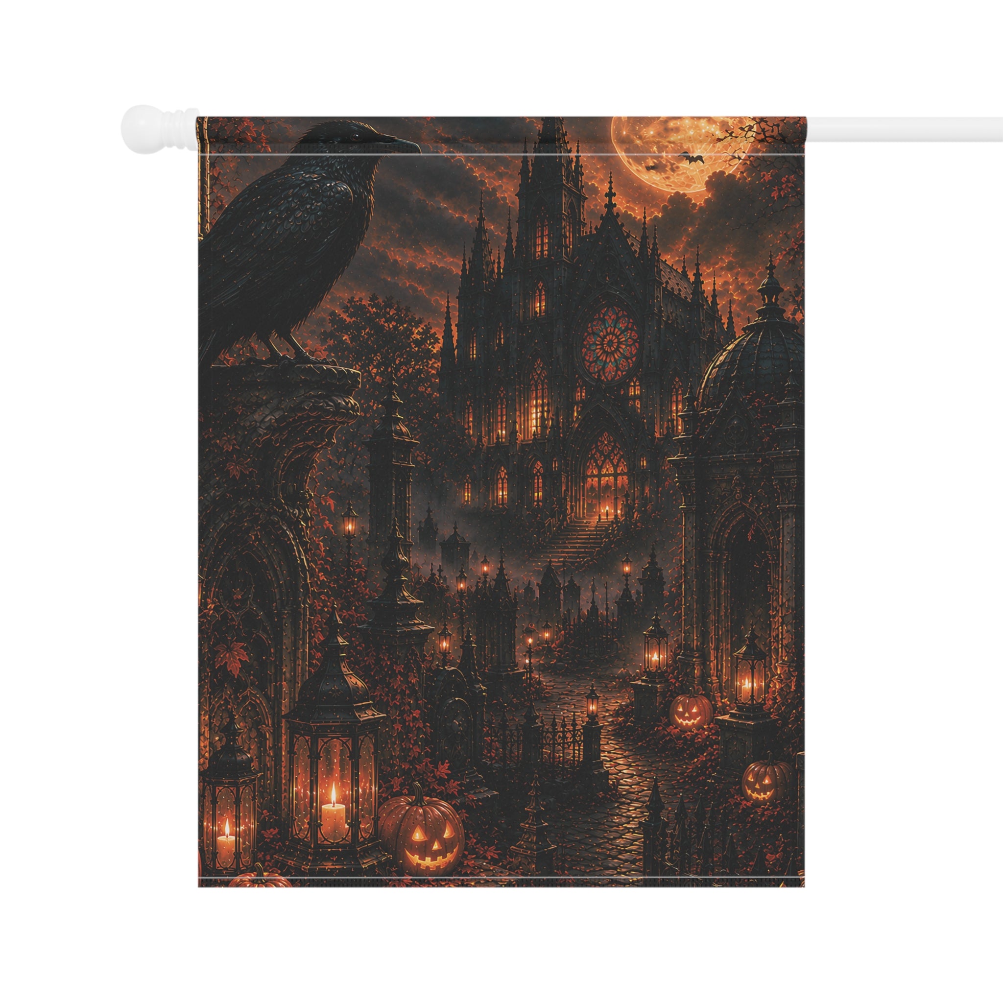 Raven Cathedral | Garden Flag