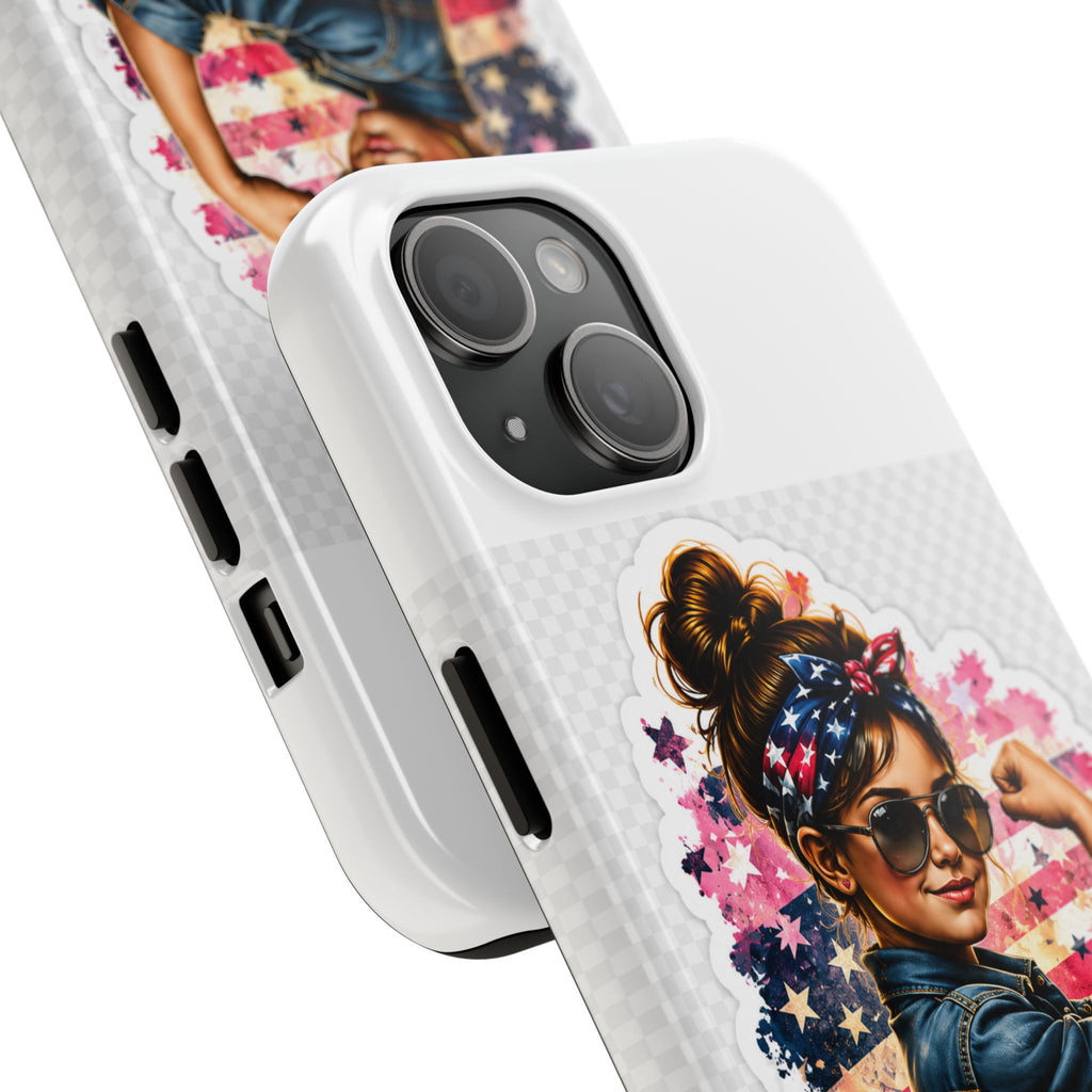 Patriotic 'Small Girl Big Values' Tough Phone Case — Faith, Family & Freedom