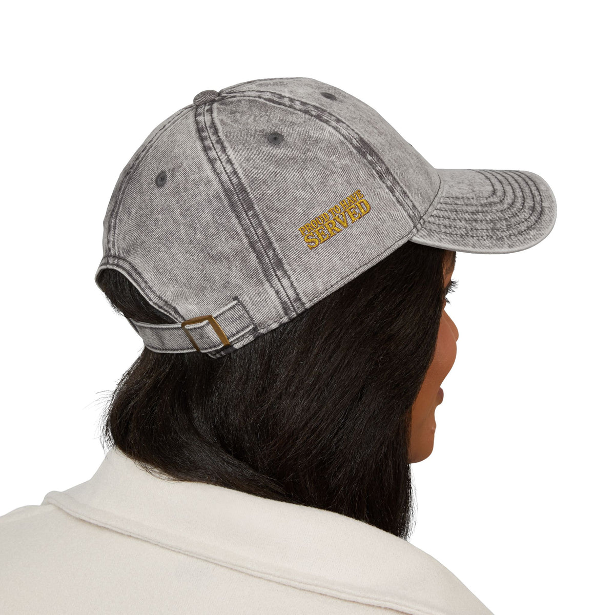 Proud To Have Served Vintage Cap (Embroidery)