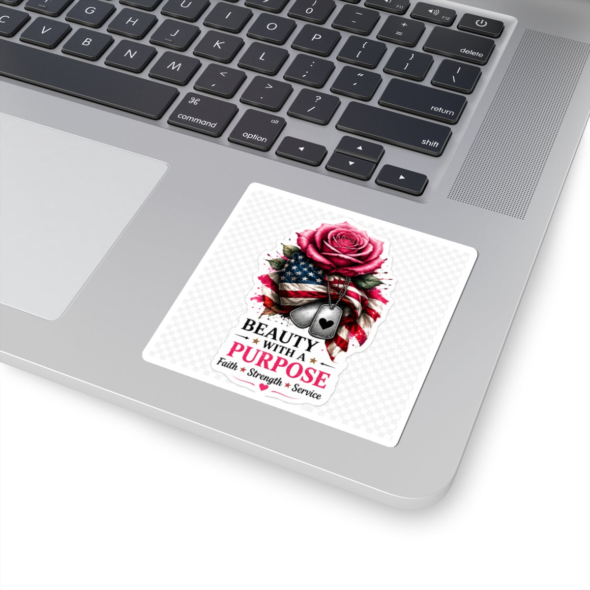 Beauty With a Purpose - Kiss-Cut Sticker