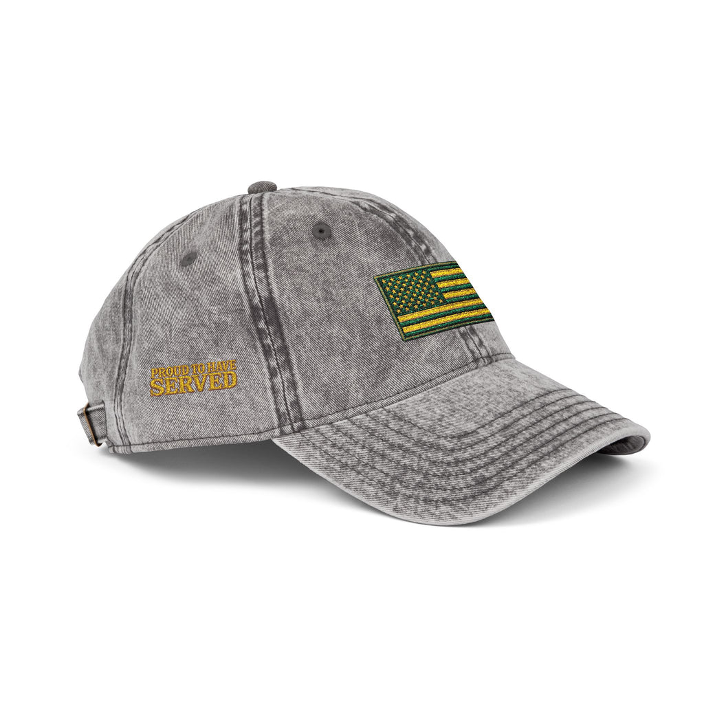 Proud To Have Served Vintage Cap (Embroidery)