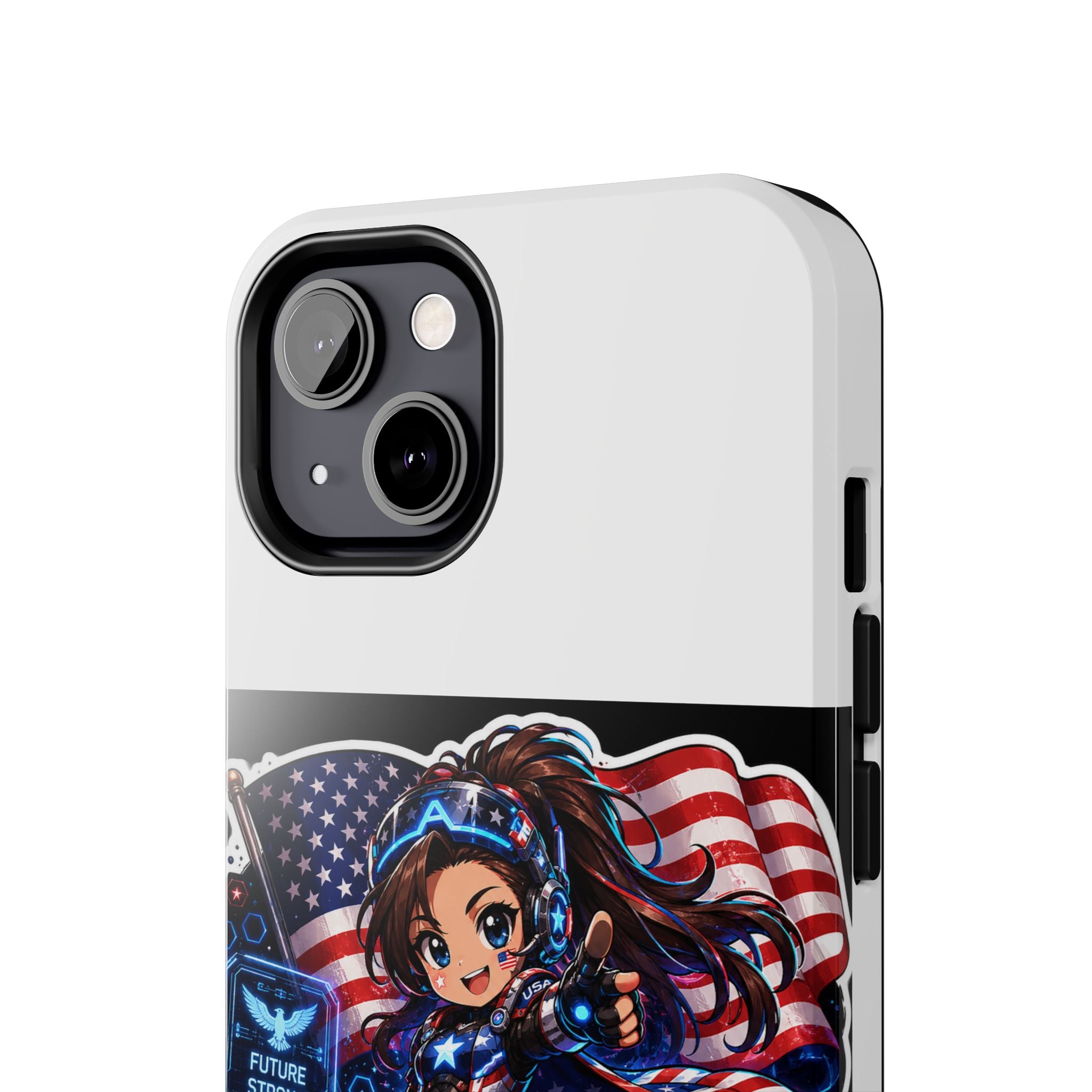 Cyber Patriot Girl | Tough Phone Case