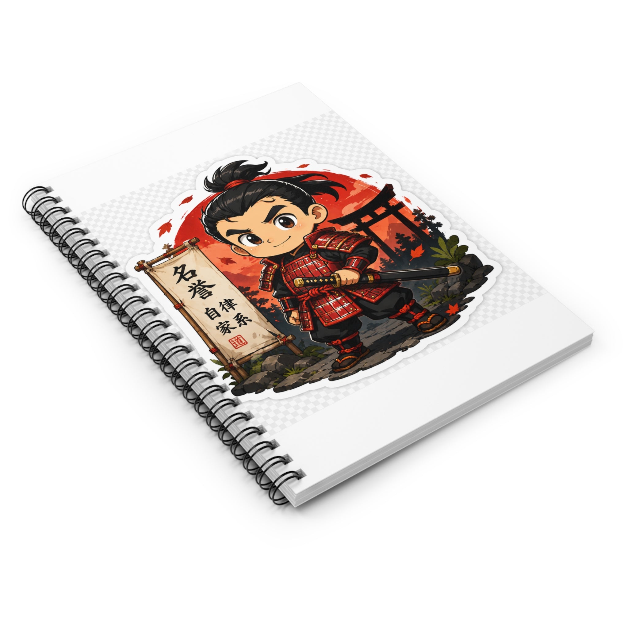 Chibi Samurai | Spiral Notebook