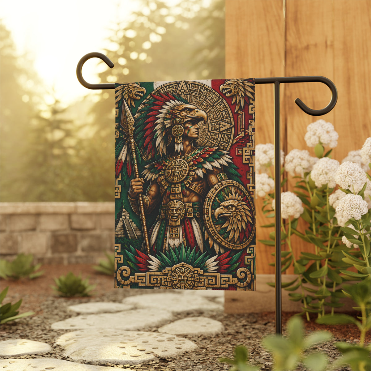 Aztec Warrior | Garden Flag