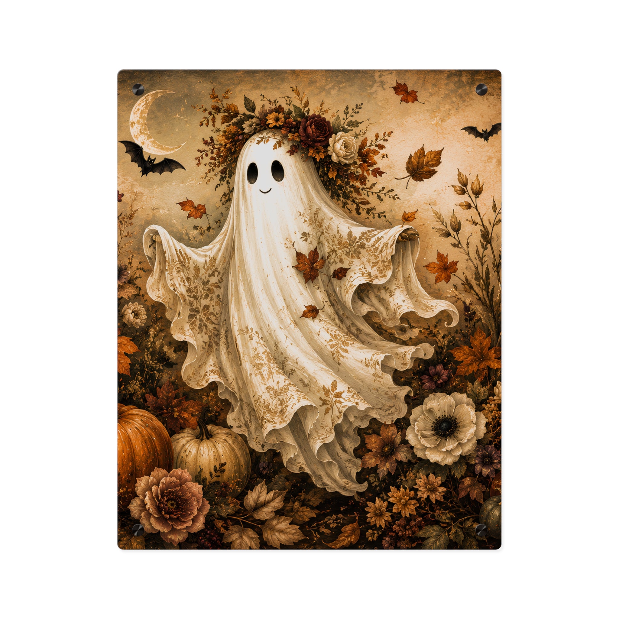 Floral Ghost | Acrylic Wall Art Panel