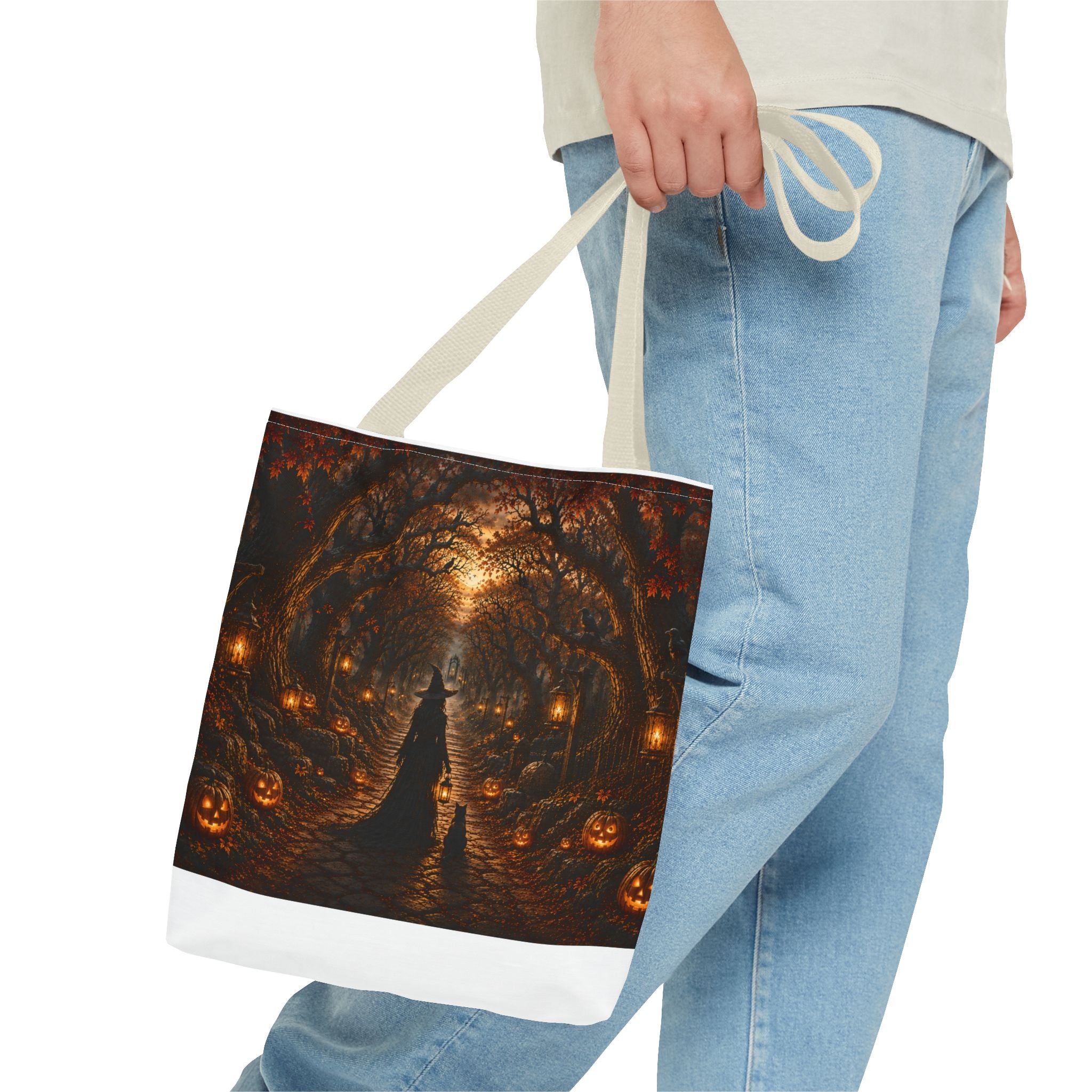 Halloween Pumpkin Path Tote
