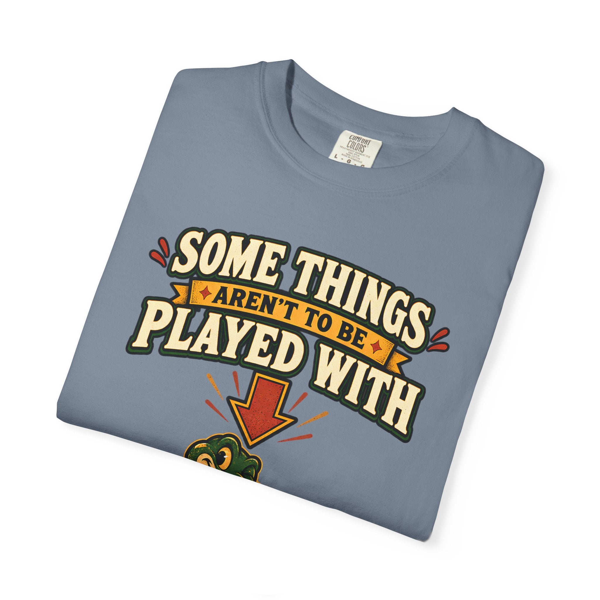 Snake Graphic T-Shirt | "Some Things Aren't to Be Played With, This One You Can" (I Won't Bite)
