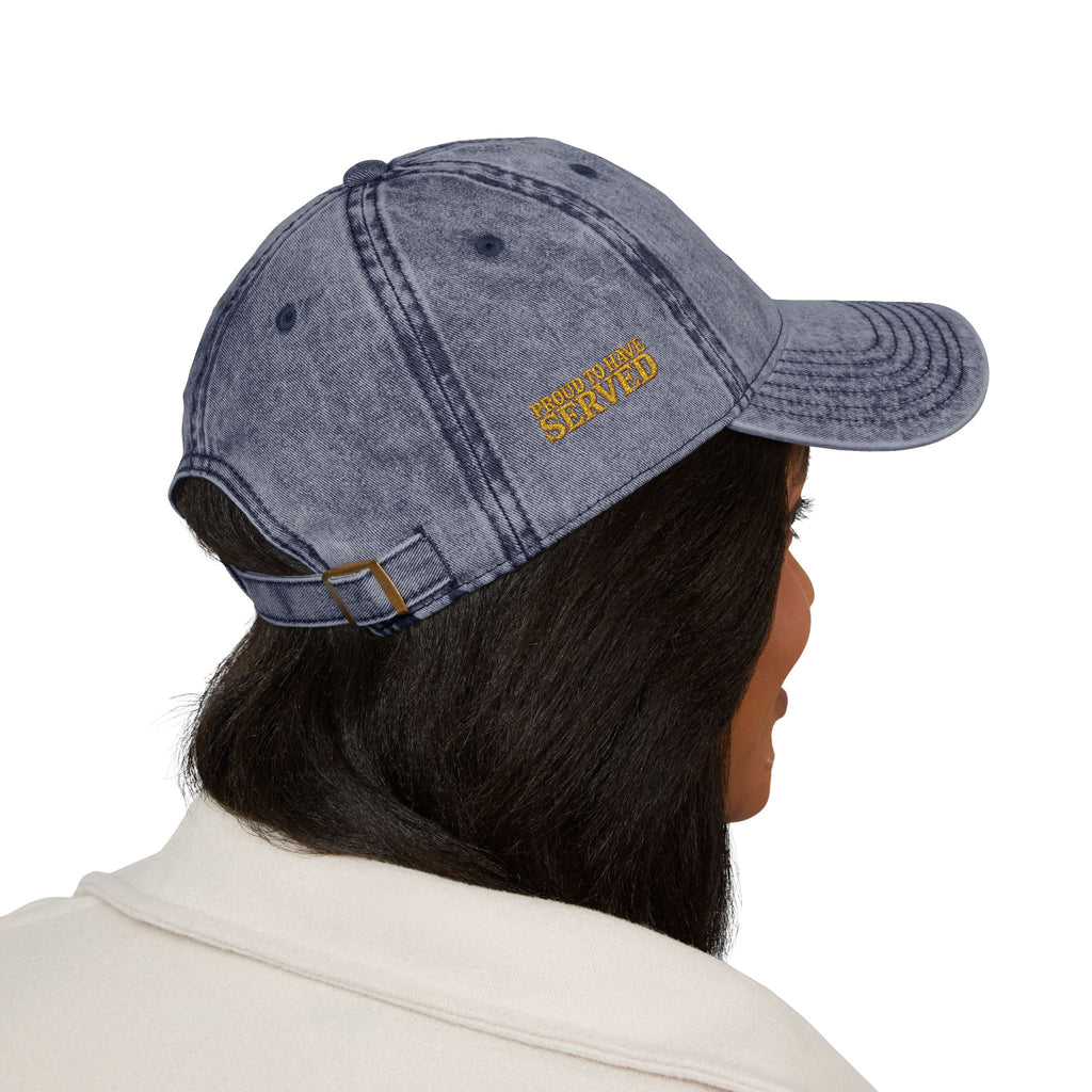 Proud To Have Served Vintage Cap (Embroidery)