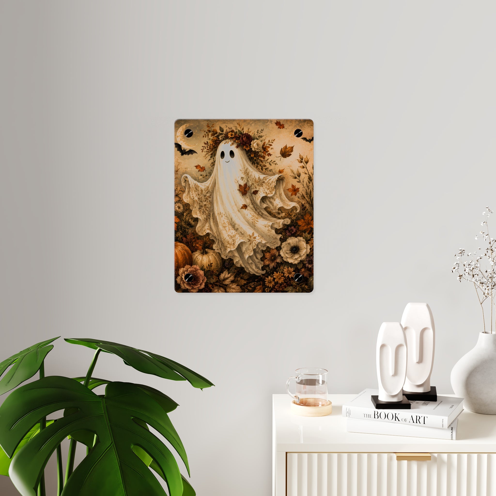 Floral Ghost | Acrylic Wall Art Panel
